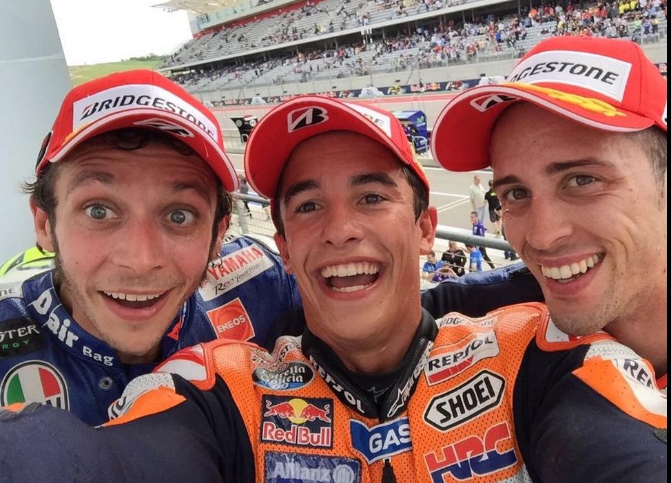 Marc Marquez, Valentino Rossi, Andrea Dovisioso: i 3 Paperoni della motoGP