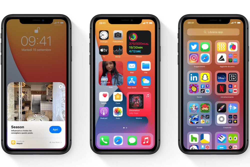 Apple l'azienda tech lancia il nuovo aggiornamento iOS 14