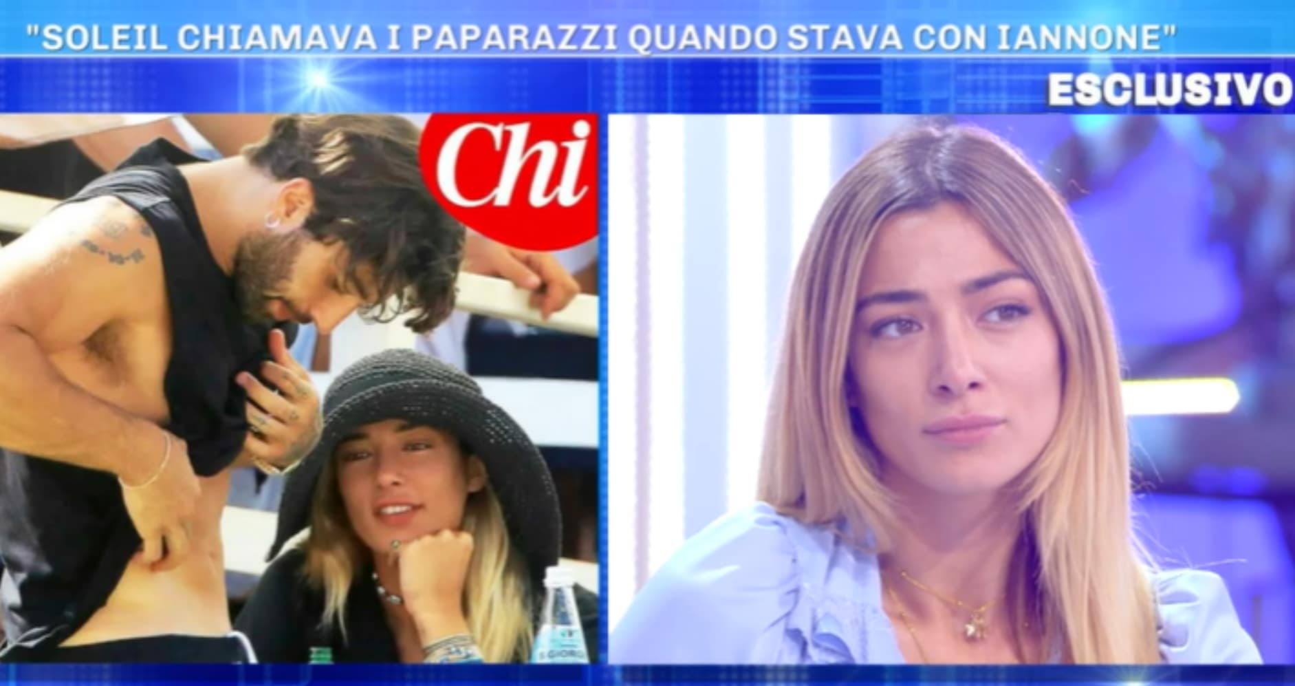 Soleil Sorge interviene a Domenica Live sul suo presunto flirt con Andrea Iannone