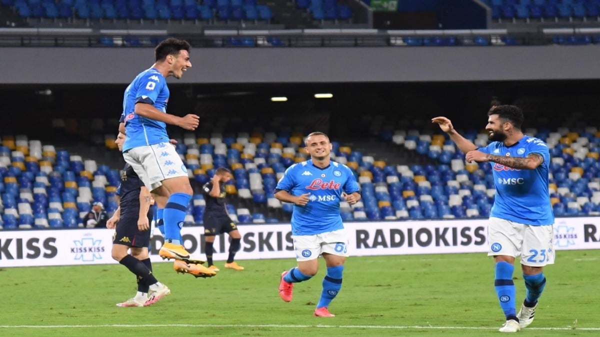 Napoli: tampone negativo per i giocatori