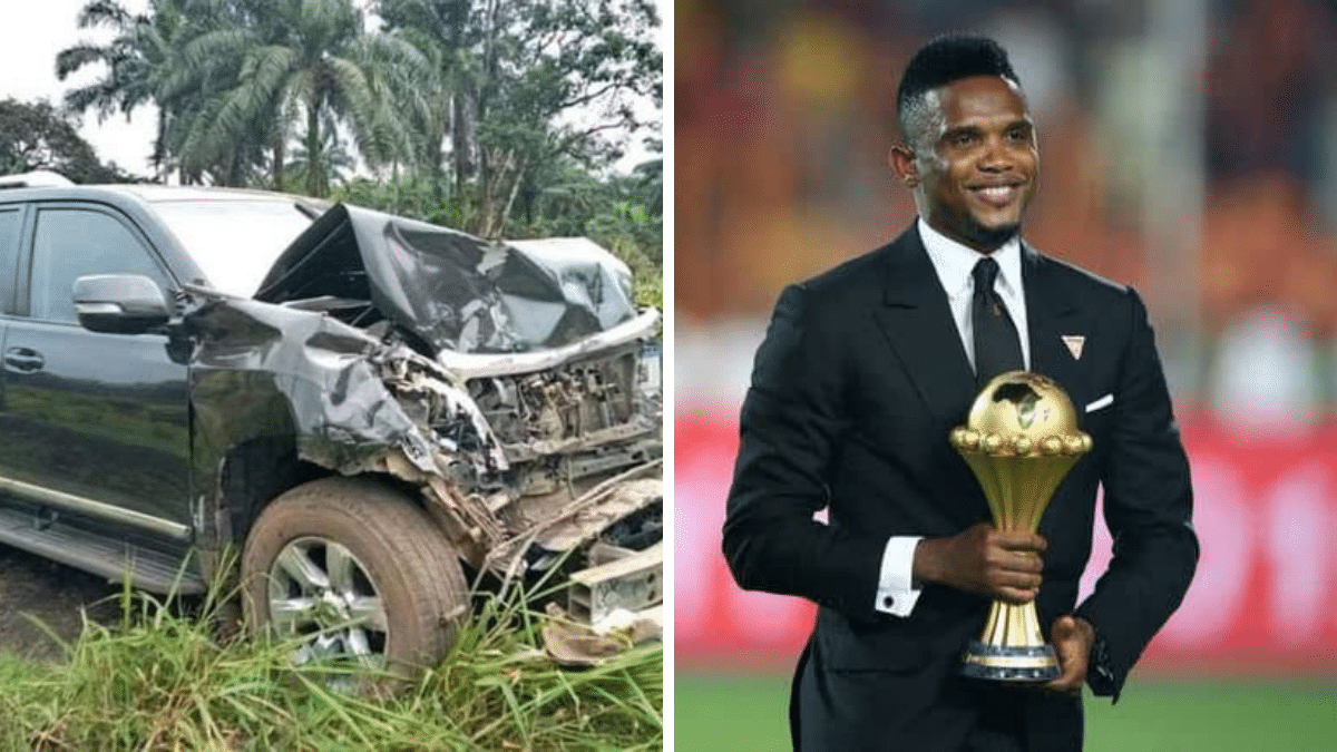 Samuel Eto'o vittima di un brutto incidente