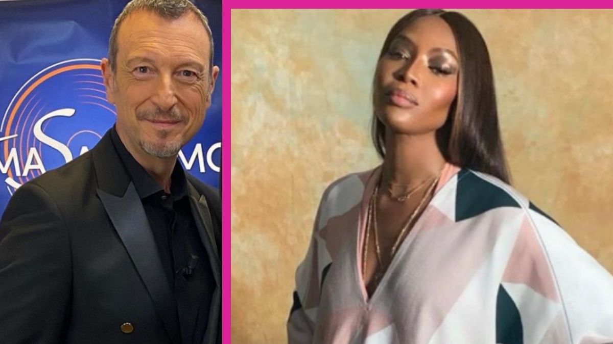 Naomi Campbell verso Sanremo 2021 parla Amadeus