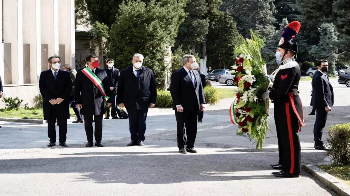 Covid, giornata in memoria delle vittime. Draghi a Bergamo