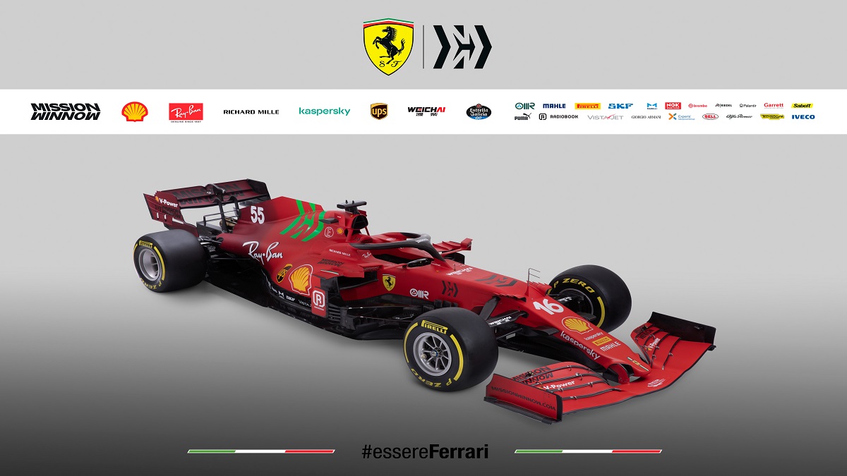 F1, presentata la Ferrari SF21, la nuova monoposto