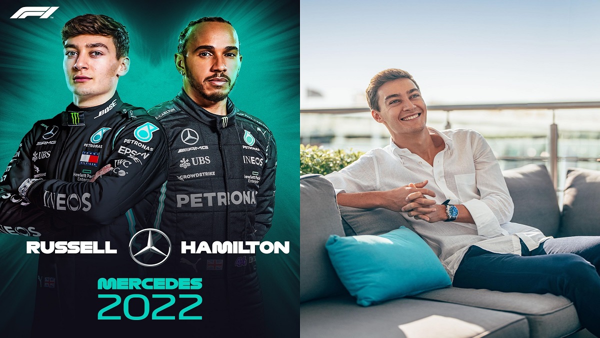 F1, George Russell con Hamilton in Mercedes nel 2022