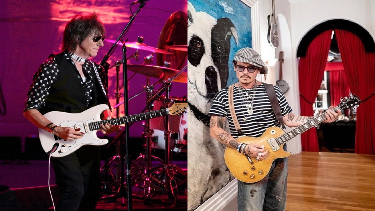 Johnny Depp in concerto in Italia con Jeff Beck