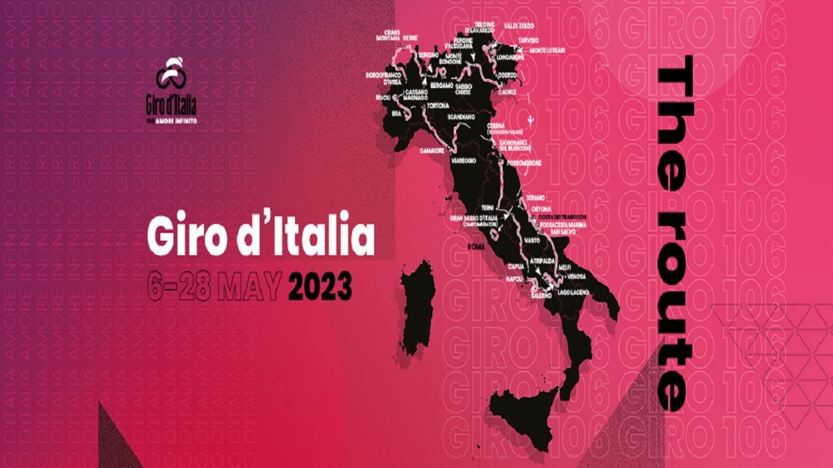 Giro d'Italia 2023, svelato il percorso