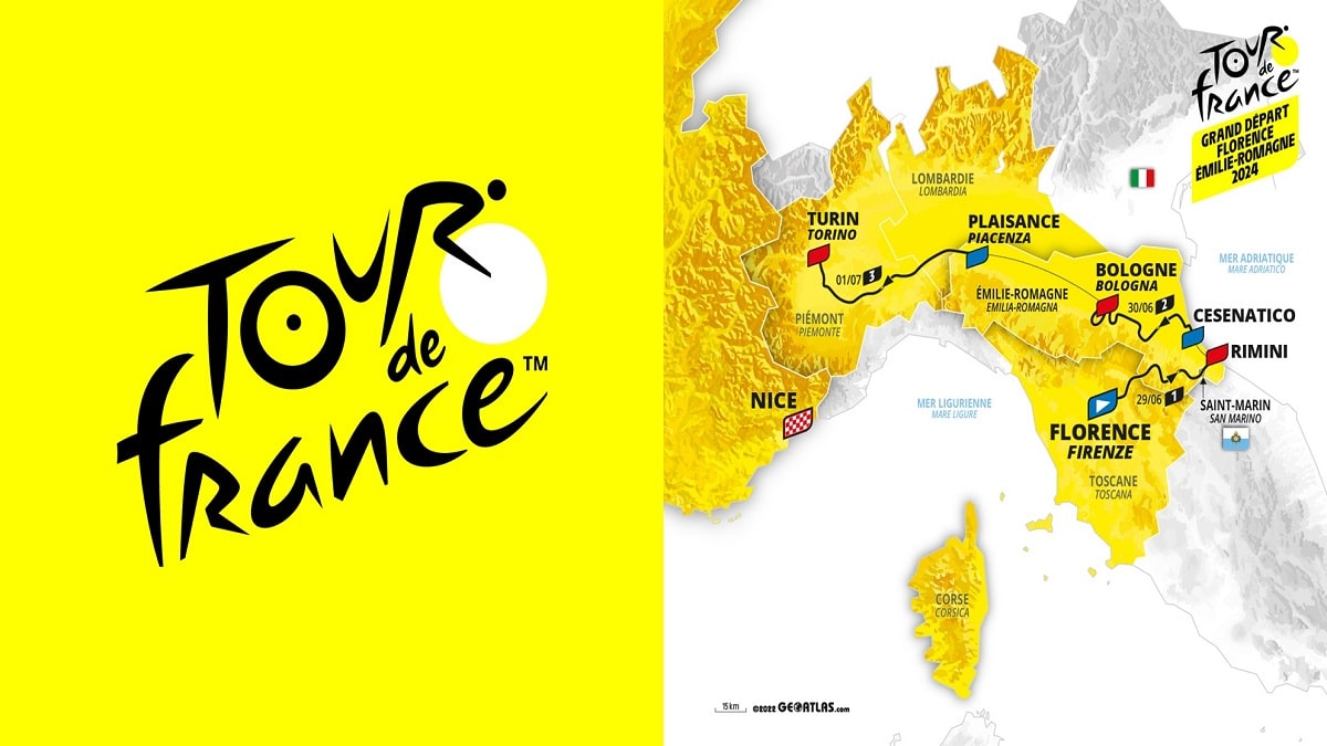 Tour de France 2024, partenza dall’Italia
