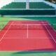 La composizione del campo da tennis